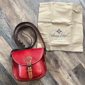 Patricia Nash Tooled Leather Flap Crossbody Purse